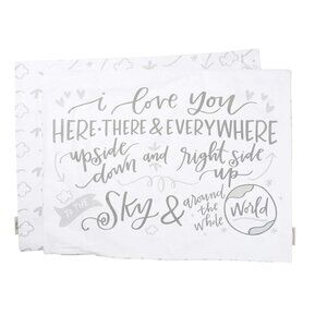 Primitives by Kathy - Pillowcase - I Love you Here There & Everwhere